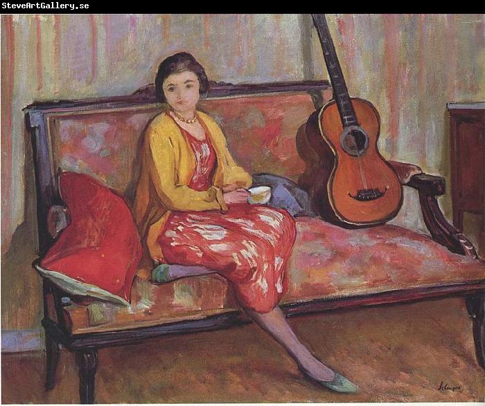 Henry Lebasques Nono and a Guitar